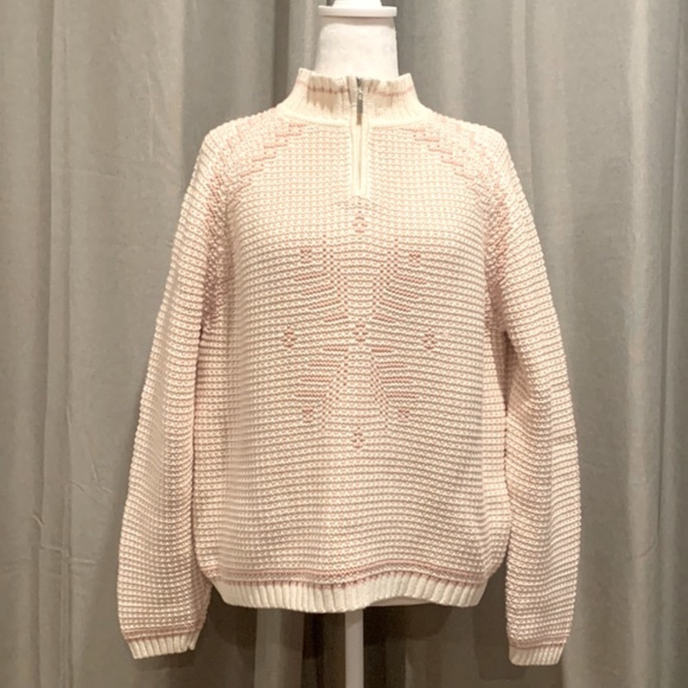 Liz Claiborne Quarter Zip Pullover Jacket Size Large